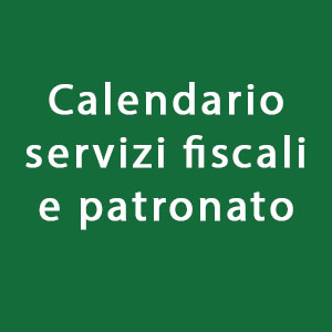 Calendario servizi fiscali